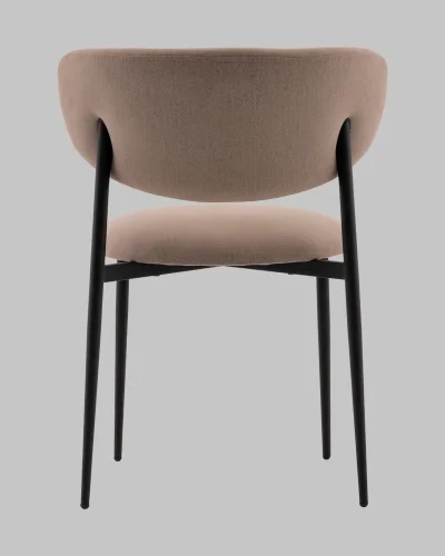 Стул Килиан велюр бежевый УТ000040828 Stool Group, бежевый/велюр, ножки/металл/чёрный, размеры - *790**** фото 5