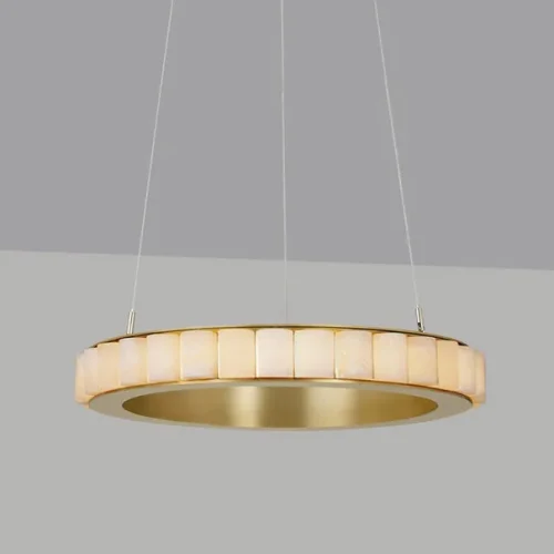 Люстра подвесная MONSINE D60 Brass 196988-23 ImperiumLoft коричневая на 1 лампу, основание латунь в стиле современный фото 11