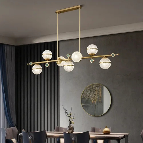 Светильник подвесной LUARA LONG L122 220415-23 ImperiumLoft прозрачный на 7 ламп, основание латунь в стиле современный фото 11 Светильник подвесной LUARA LONG L122 220415-23 ImperiumLoft прозрачный на 7 ламп, основание латунь в стиле современный фото 11