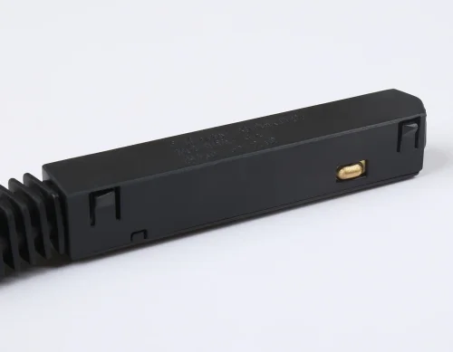 Коннектор питания прямой для шинопровода Magnetic GL3636 Ambrella light чёрный в стиле  для светильников серии Magnetic встраиваемый накладной магнитный фото 2