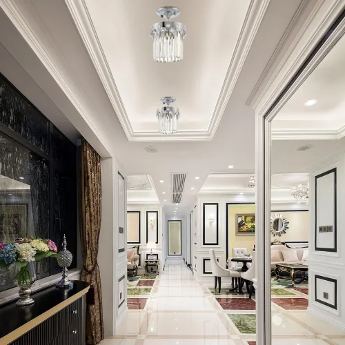 Светильник подвесной Sorrento-8909 378909/1/50/200 CR Arte Milano прозрачный на 1 лампу, основание хром в стиле современный 