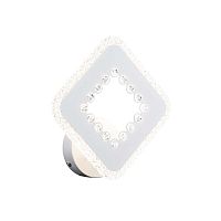 Бра LED Dew 10231/1LED Escada прозрачный 1 лампа, основание белое в стиле хай-тек 