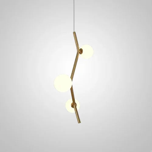 Светильник подвесной MATHIA 2 191668-23 ImperiumLoft латунь на 2 лампы, основание латунь в стиле современный скандинавский фото 2 Светильник подвесной MATHIA 2 191668-23 ImperiumLoft латунь на 2 лампы, основание латунь в стиле современный скандинавский фото 2