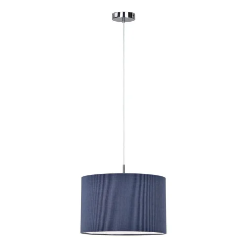 Светильник подвесной 1139/1S Blue Escada синий 1 лампа, основание хром в стиле скандинавский 