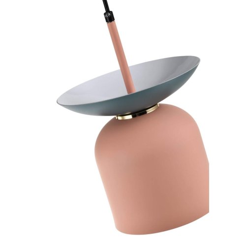Светильник подвесной Lecce V10441-1P Moderli розовый 1 лампа, основание чёрное в стиле современный  фото 2
