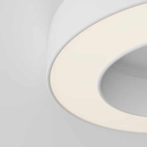 Светильник потолочный LED Lua C093CL-24W3K-W Maytoni белый на 1 лампу, основание белое в стиле современный хай-тек круглый фото 2