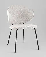 Стул Bellamy, букле светло-серый УТ000040260 Stool Group, серый/букле, ножки/металл/чёрный, размеры - *820****