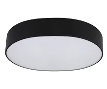 Светильник потолочный LED Медина 05540,19 Kink Light белый 1 лампа, основание чёрное в стиле 10086 круглый