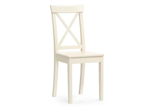 Деревянный стул Эйнор кремовый 554122 Woodville, /, ножки/массив березы дерево/кремовый, размеры - ****400*500