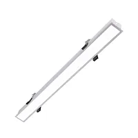 Светильник потолочный LED Aplot 4113-2C Favourite белый 1 лампа, основание белое в стиле современный линейный