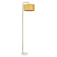 Торшер Velveta 8072/1F Lumion жёлтый на 1 лампу, основание золотое в стиле классический 
