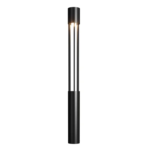 Парковый светильник LED Mill O427FL-L12GF3K Maytoni уличный IP65 графит на 1 лампу, плафон графит в стиле современный хай-тек LED фото 6