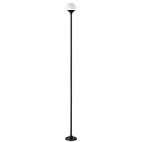 Парковый светильник LED Dew 7120/3GLC Odeon Light уличный IP65 чёрный на 1 лампу, плафон белый в стиле хай-тек современный LED