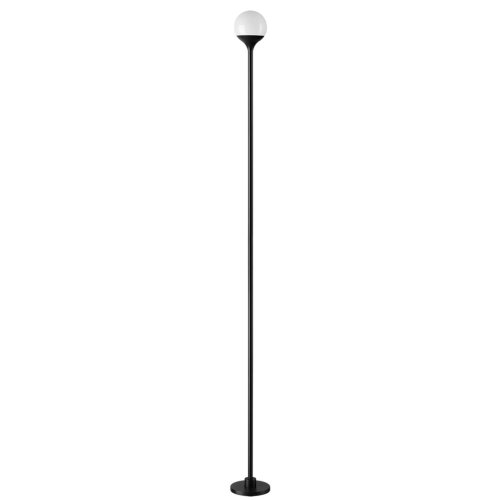Парковый светильник LED Dew 7120/3GLC Odeon Light уличный IP65 чёрный на 1 лампу, плафон белый в стиле хай-тек современный LED