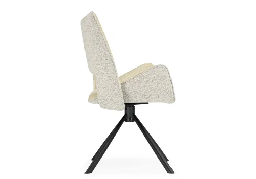 Стул на металлокаркасе Balaton 360 крутящийся beige / black 15840 Woodville, бежевый/шенилл, ножки/металл/чёрный, размеры - ****570*500мм фото 5 Стул на металлокаркасе Balaton 360 крутящийся beige / black 15840 Woodville, бежевый/шенилл, ножки/металл/чёрный, размеры - ****570*500мм фото 5