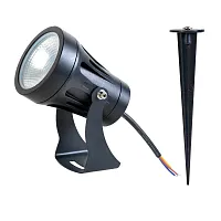 Ландшафтный светильник LED Elsie A4715IN-1BK Arte Lamp уличный IP65 чёрный 1 лампа, плафон чёрный в стиле хай-тек современный LED