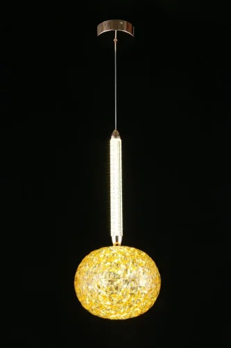 Светильник подвесной LED Dorote APL.036.26.11 Aployt жёлтый 1 лампа, основание золотое в стиле современный  фото 6
