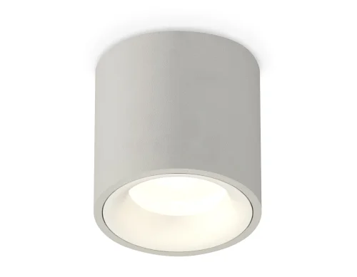 Светильник накладной Techno spot XS7533020 Ambrella light серый 1 лампа, основание серое в стиле хай-тек модерн круглый