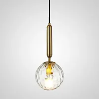 Светильник подвесной RAFFIN Gold/Transparent 179970-26 ImperiumLoft прозрачный 1 лампа, основание золотое в стиле модерн 