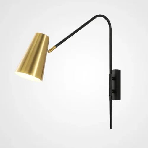 Настенный светильник VERINA Brass 224056-23 ImperiumLoft латунь на 1 лампа, основание латунь в стиле лофт современный 