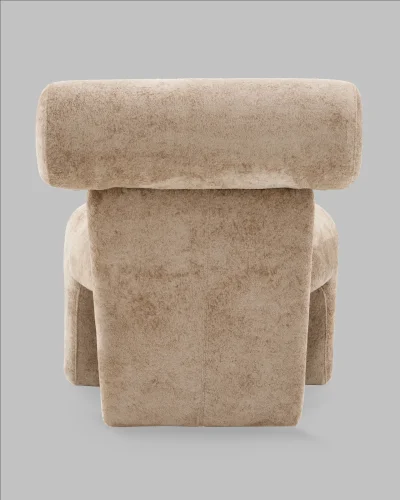 Кресло лаунж Voma, мокка УТ000041679 Stool Group, мокка/велюр, ножки/ткань/бежевый, размеры - *****мм фото 4
