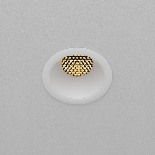 Светильник точечный LED Dip DL123-10W-2.7K-W Maytoni белый на 1 лампу, основание белое в стиле современный круглый фото 9