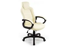 Компьютерное кресло Kadis кремовое 1727 Woodville, кремовый/искусственная кожа, ножки/пластик/чёрный, размеры - *1220***620*750