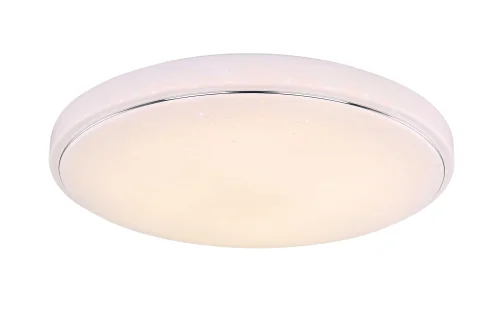 Светильник потолочный LED с пультом Kalle 48408-40 Globo белый 1 лампа, основание белое в стиле модерн с пультом