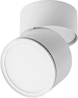 Светильник накладной LED Acuto 215886 Lightstar белый на 1 лампу, основание белое в стиле современный круглый
