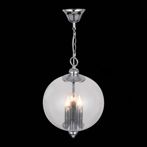 Светильник подвесной Lateria SL362.103.03 ST-Luce прозрачный на 3 лампы, основание хром в стиле кантри фото 3
