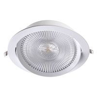 Светильник точечный LED Stern 358001 Novotech белый 1 лампа, основание белое в стиле современный 