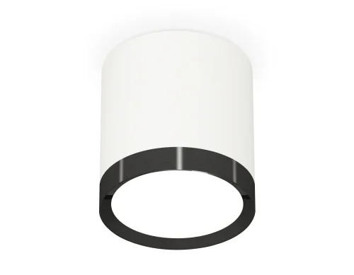 Светильник накладной XS8141002 Ambrella light белый 1 лампа, основание белое в стиле хай-тек круглый