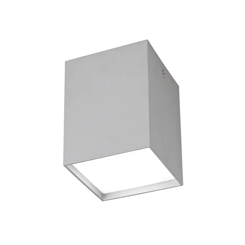 Светильник накладной KAILUA 5631 Mantra серебряный 1 лампа, основание серебряное в стиле хай-тек минимализм модерн квадратный фото 2