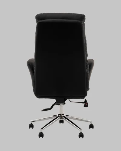 Кресло руководителя TopChairs Solid, черный УТ000040806 Stool Group, чёрный/экокожа, ножки/металл/хром, размеры - 1200*1280**** фото 5