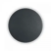 Бра LED COVER AP D20 ROUND NERO Ideal Lux чёрный на 1 лампу, основание чёрное в стиле современный 
