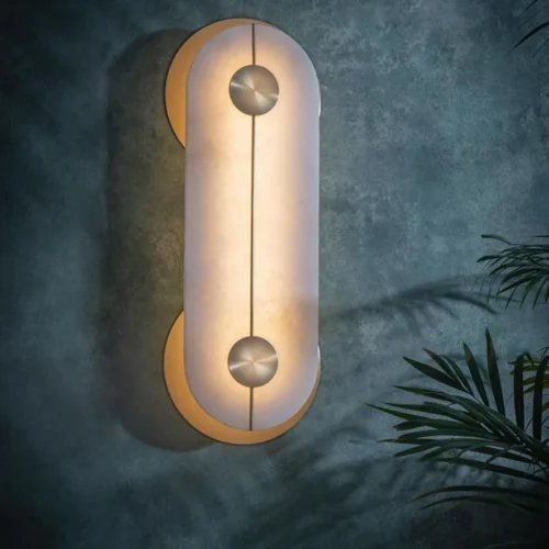 Настенный светильник PHEBE C 211997-26 ImperiumLoft белый на 1 лампу, основание латунь в стиле современный фото 10 Настенный светильник PHEBE C 211997-26 ImperiumLoft белый на 1 лампу, основание латунь в стиле современный фото 10