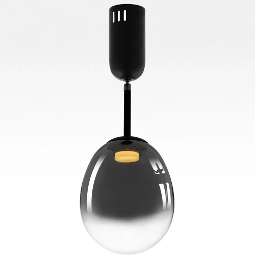 Светильник подвесной LED Signature CL247021 Citilux чёрный дымчатый на 1 лампу, основание чёрное в стиле современный фото 4