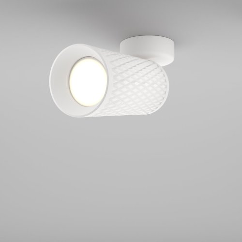 Светильник накладной Alfa C034CL-01W Maytoni белый 1 лампа, основание белое в стиле современный круглый фото 6