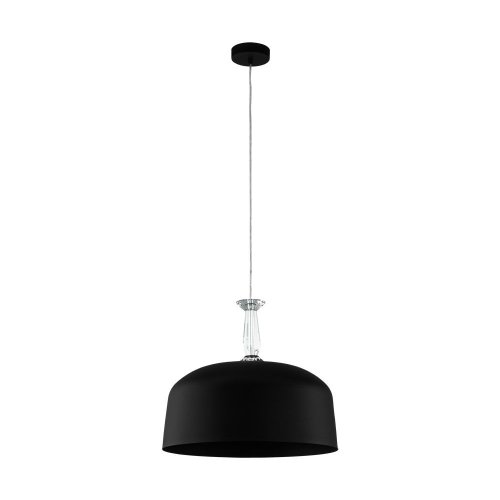 Светильник подвесной Monte Fuerte 39588 Eglo чёрный 3 лампы, основание чёрное в стиле современный 