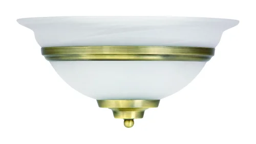 Бра  TOLEDO 6897 Globo белый на 1 лампа, основание античное бронза в стиле кантри современный 