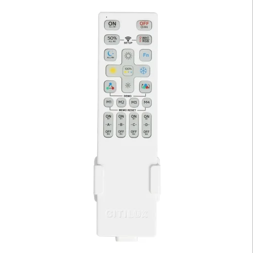 Люстра подвесная LED с пультом Юпитер CL730B092S Citilux белая на 1 лампу, основание матовое золото в стиле современный хай-тек кольца яндекс алиса с пультом фото 11