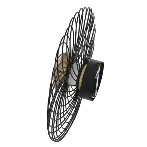 Бра LED Camomile 8379/8WL Lumion чёрный на 1 лампу, основание чёрное в стиле лофт фото 4