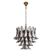 Люстра подвесная Лилу / Lilou 10600/600 Ash LOFT IT дымчатая на 10 ламп, основание бронзовое в стиле 