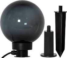 Ландшафтный светильник Monterollo Smoke 900201 Eglo уличный IP44 чёрный 1 лампа, плафон чёрный в стиле современный E27