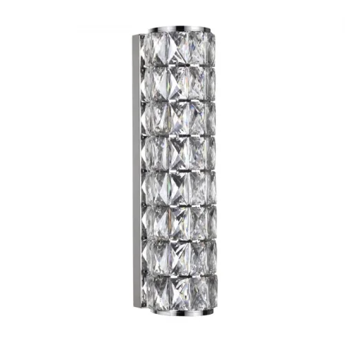 Бра LED Panta 4927/8WL Odeon Light прозрачный на 1 лампа, основание хром в стиле современный 