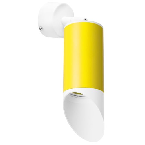 Светильник накладной Rullo RB43336 Lightstar жёлтый 1 лампа, основание белое в стиле модерн круглый
