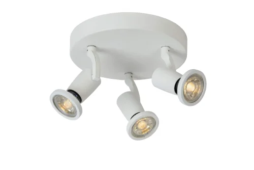 Спот с 3 лампами JASTER LED 11903/15/31 Lucide белый GU10 в стиле современный 