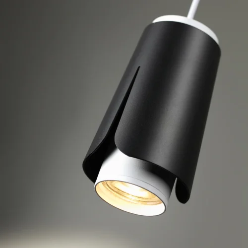 Светильник подвесной встраиваемый Tulip 370830 Novotech чёрный 1 лампа, основание белое в стиле современный  фото 4