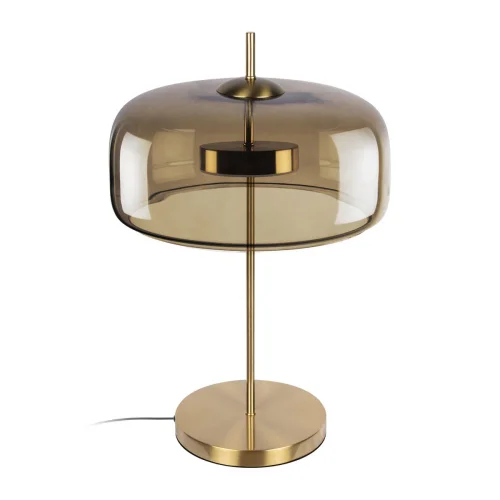 Настольная лампа LED Dauphin 10040T/B LOFT IT янтарная 1 лампа, основание бронзовое металл в стиле современный  фото 5
