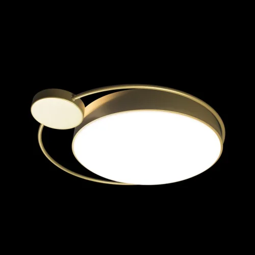 Светильник потолочный LED Mike 10063 LOFT IT белый 1 лампа, основание золотое в стиле современный хай-тек  фото 5